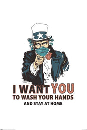 Poster Vincent Trinidad Wash Your Hands 61x91,5cm
