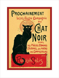 Kunstdruck Chat Noir 60x80cm
