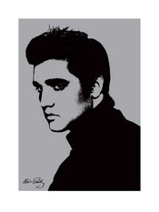 Kunstdruck Elvis Presley Metallic 60x80cm