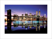 Kunstdruck Brooklyn Bridge Colour 80x60cm