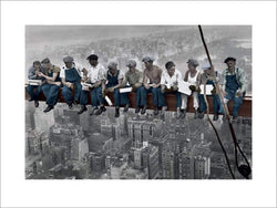 Kunstdruck Lunch on a Skyscraper Colour 80x60cm