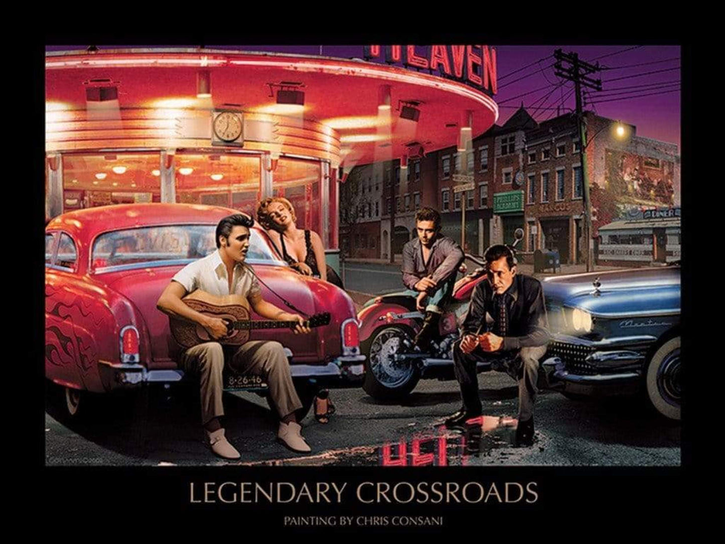 Kunstdruck Legendary Crossroads Chris Consani 80x60cm