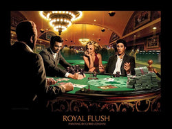 Kunstdruck Chris Consani - Royal Flush 80x60cm
