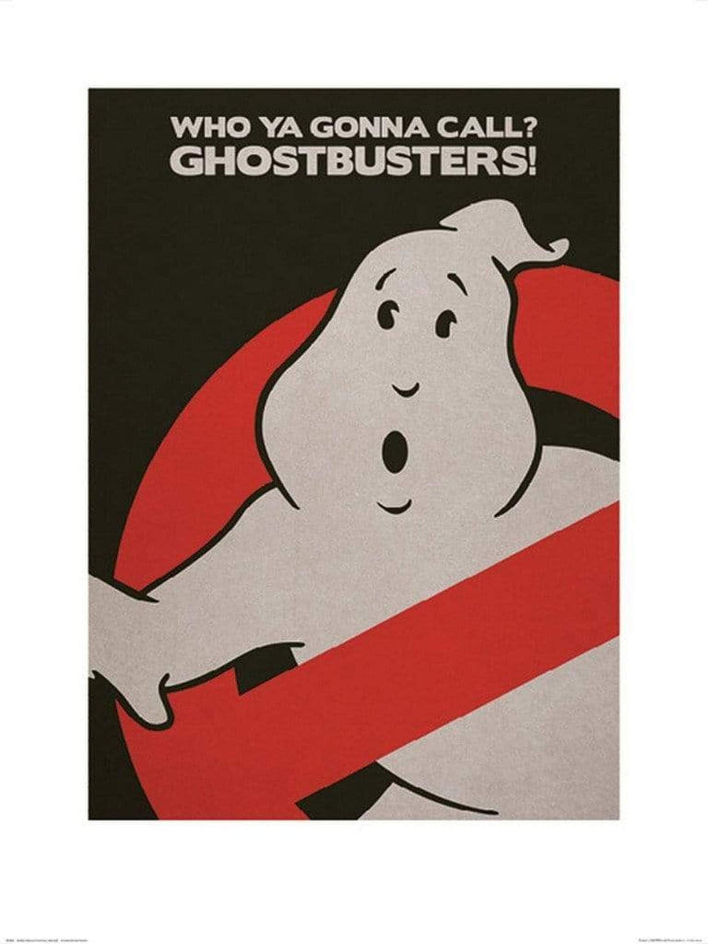 Kunstdruck Ghostbusters Logo 60x80cm
