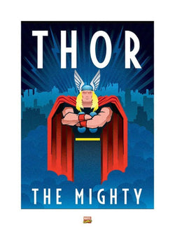 Kunstdruck Marvel Deco Thor 60x80cm