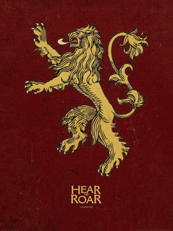 Kunstdruck Game of Thrones Lannister 60x80cm