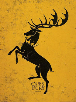 Kunstdruck Game of Thrones - Baratheon 60x80cm