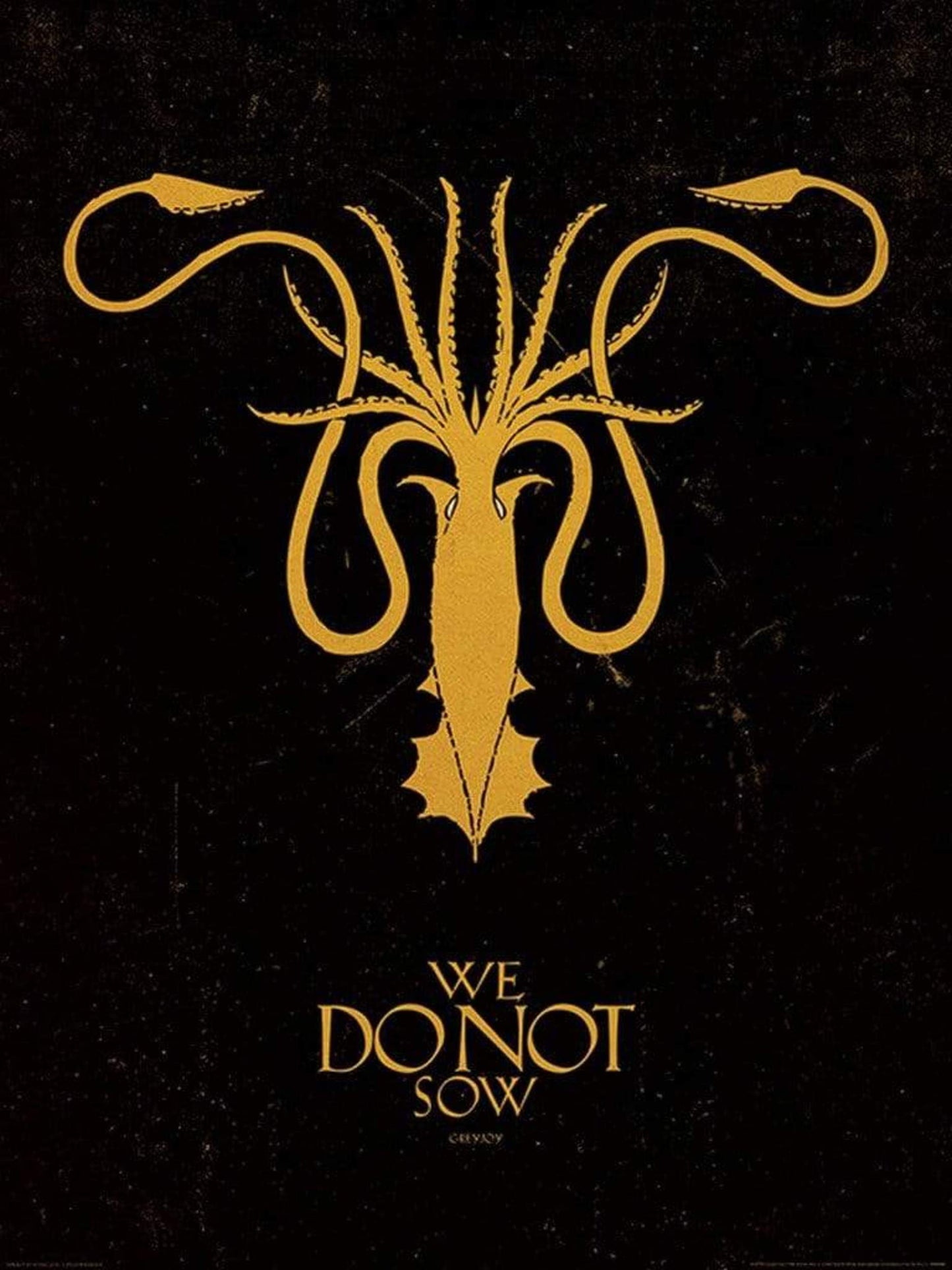 Kunstdruck Game of Thrones Greyjoy 60x80cm