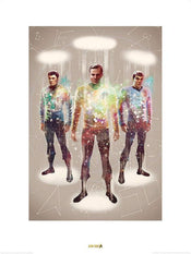 Kunstdruck Star Trek Beam Me Up 50th Anniversary 60x80cm