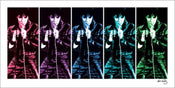 Kunstdruck Elvis Presley 68 Comeback Special Pop Art 100x50cm