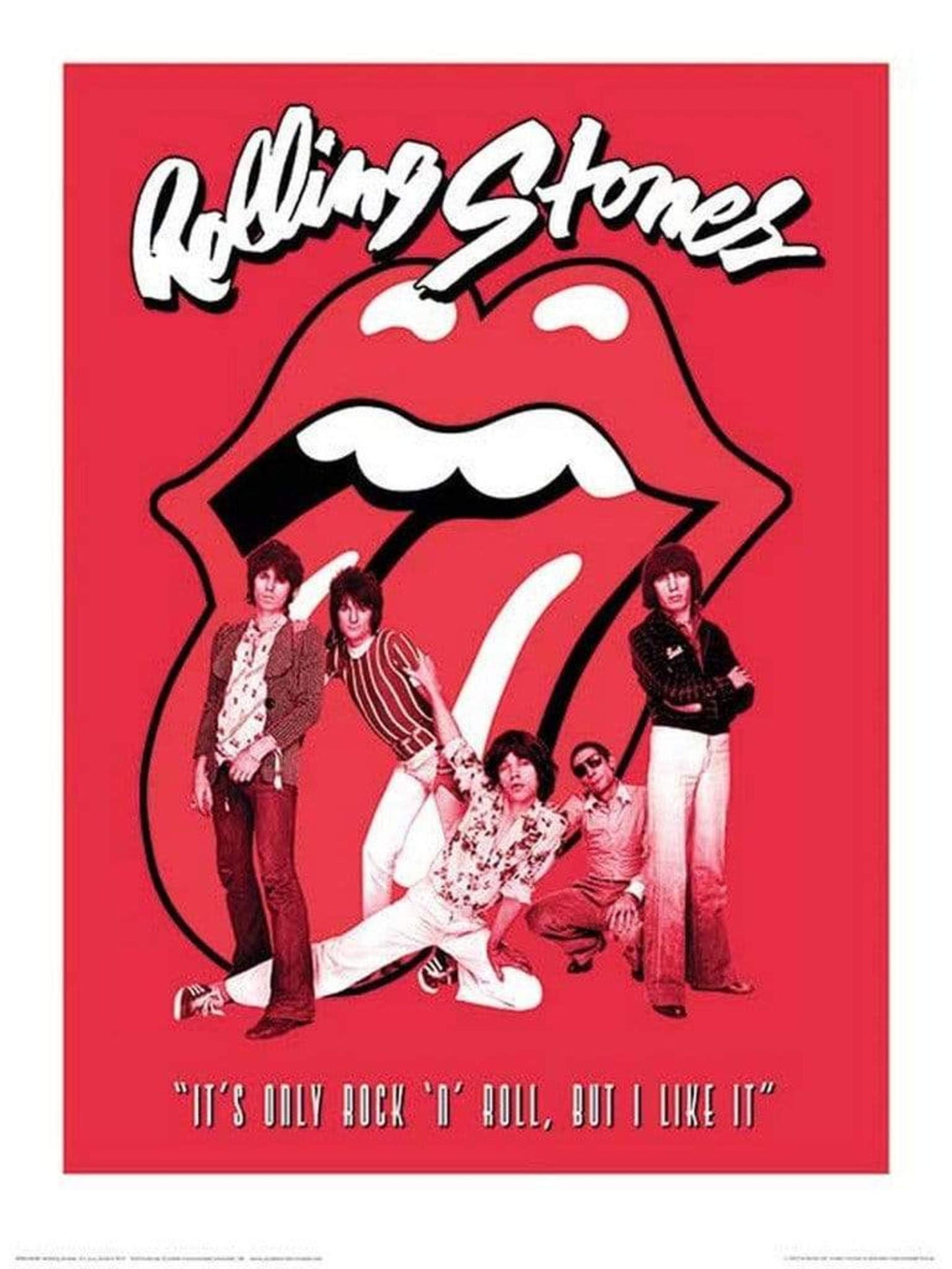 Pyramid The Rolling Stones Its Only Rock n Roll Kunstdruck 30x40cm