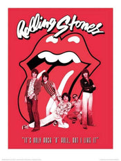 Pyramid The Rolling Stones Its Only Rock n Roll Kunstdruck 30x40cm