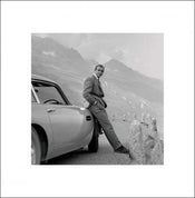 Kunstdruck James Bond Aston Martin 40x40cm