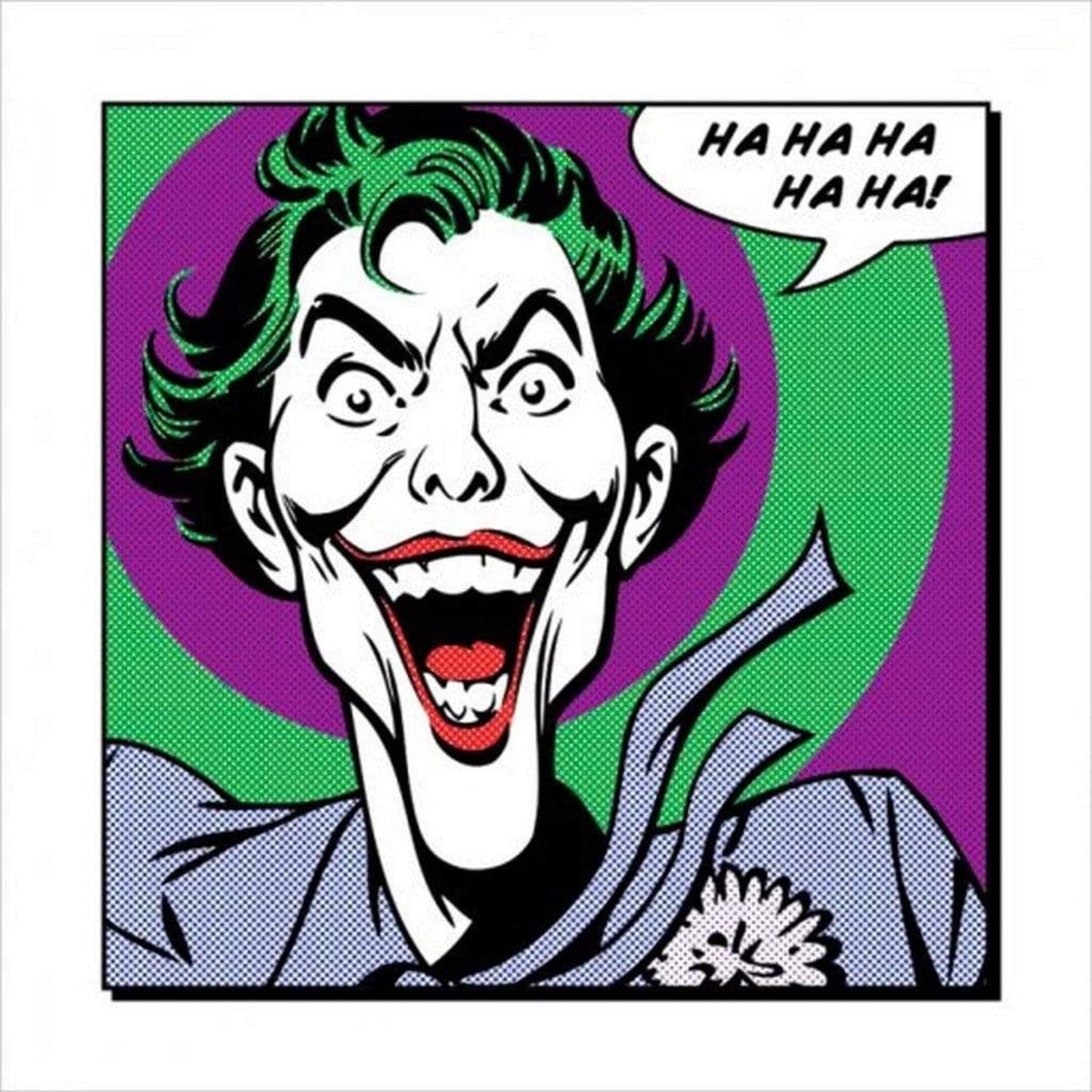 Kunstdruck Joker Ha Ha Ha Ha Ha 40x40cm