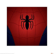 Kunstdruck Ultimate Spider-Man Spider-Man Torso 40x40cm