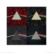 Kunstdruck Pink Floyd Dark Side of the Moon Collections 40x40cm