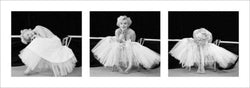 Kunstdruck Marilyn Monroe Ballerina Triptych 95x33cm